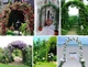 Арка садовая металлическая для цветов садовый декор пергола Greenmeel 240 x 140 x 38 см - изображение 4