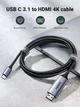 Кабель перехідник UGREEN MM142 USB Type-C to HDMI 2.0 4K 60HZ 1.5 м (50570) - зображення 5