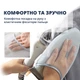 Ручна прасувальна рукавичка для обробки маленьких предметів та важкодоступних місць (сіра) 2112345678948 - зображення 4
