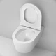 Унитаз подвесной безободковый белый AM.PM Func с сиденьем с микролифтом C8F1701SC - изображение 7