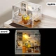 3D Румбокс ляльковий дім DIY Cute Room QT-007-B Sunshine Study Room дитячий конструктор - зображення 4