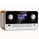 Музична стереосистема, інтернет радіо Auna Connect 100 MKII з Bluetooth, FM, USB, DAB/DAB+, керування пультом або додатком - зображення 1