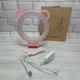 Лампа кільцева RK-23 12W 15см USB Панда Рожева - зображення 2