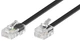 Кабель телефонний Goobay RJ11-RJ45 M/M 10.0m модульний телефонний 6P4C/8P4C чорний(75.06.8578) - зображення 1