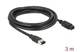 Кабель відео-сигнальний Delock FireWire 9p-6p M/M 3.0m AWG24+28 D=6.0mm 400Mbps чорний(70.08.2597) - зображення 2