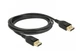 Кабель монітора-сигнальний Delock DisplayPort 2.0m v1.4 8K@60Hz 19pin D=4.5mm Sert. чорний(70.08.5660) - зображення 1