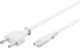 Кабель живлення пристроїв Lucom IEC(EuroPlug)-(C7)Euro8 M/M 5.0m 0.75mm D=6.0mm білий(84.00.7214) - изображение 1