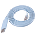 Кабель пристроїв Lucom USB2.0 A-RJ45(RS232) M/M (Cisco) 1.8m консольний кабель FTDI232+ZT213 блакитний(62.09.8309) - изображение 2