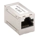 Перехідник мережевий Lucom RJ45 UTP6 F/F адаптер Coupler Metal Gold PoE+ металік(62.09.8183) - зображення 1