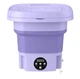 Портативная стиральная машина Mini Folding Washing Machine 8л. (мини стиралка) Фиолетовый MF-320-Violet - изображение 2