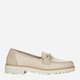 Loafersy damskie skórzane RIEKER RIE54862-80_CO 37 Beżowe (4060596366511) - obraz 1