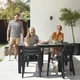 Стілець садовий Keter Julie dining chair графіт 246188 - изображение 4