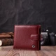 Практичний жіночий гаманець з натуральної шкіри ST Leather 22554 бордовий - зображення 7