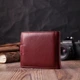 Практичний жіночий гаманець з натуральної шкіри ST Leather 22554 бордовий - зображення 8