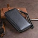 Кошелек из кожи на защелке ST Leather 19339 черный - изображение 10