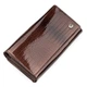 Кошелек женский ST Leather 18431 (S9001A) лакированная кожа коричневый - изображение 1