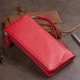 Кошелек-клатч из кожи с карманом для мобильного ST Leather 19315 красный - изображение 7
