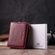 Жіночий гаманець середнього розміру з натуральної шкіри ST Leather 22551 бордовий - зображення 9