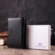 Кожаный женский кошелек в три сложения ST Leather 22488 черный - изображение 8