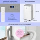 Кондиционер мобильный Klarstein Grandbreeze Pro 4K 14 000 BTU/4,1 кВт (10035811) - изображение 6