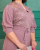 Плаття Alenka Plus 14434, 56, чайна троянда - зображення 3