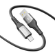 Кабель для зарядки и обмена данными USB YOKI YK-SO15 SOLID Series USB/МicroUSB 60W (3A/20V), 1.2 метра, Черный - изображение 4