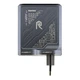 Мережевий Зарядний Пристрій Remax RP-U106 140W 2C+1A GaN, Grey - зображення 3