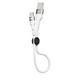Кабель для зарядки и обмена данными USB YOKI YK-EX11 EXTRA Series USB/Type C 60W (3A/20V) 0.25m White - изображение 5
