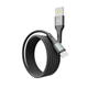 Кабель для зарядки и обмена данными USB YOKI YK-LE17 LED Series USB/Type C 60W (3A/20V) 1.2m Black - изображение 5