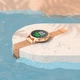 Смарт-часы круглые Smart watch Hoco Y8 с влагозащитой IP68 элегантные женские часы Gold/Золотой - изображение 11