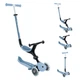 Дитячий самокат 3в1 з сидінням Globber Go Up Active Lights Ecologic, синій (745-501) - зображення 1