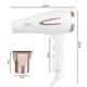 Фен для волос RAF R.408 с концентратором 2200W White - изображение 4