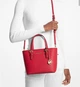 Сумка жіноча Michael Kors Jet Set Travel Extra-Small Saffiano leather Top-zip Tote з довгою ручкою колір виробу червоний фурнітура колір золотистий - зображення 1