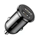 Зарядний пристрій в автомобіль Baseus Grain Pro 30W 4.8A 2USB Black (CCALLP-01) - зображення 1