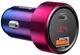 Зарядний пристрій в автомобіль Baseus Magic Series Dual QC Digital Display 45W USB + Type-C 6A Quick Charge 4.0 Red (CCMLC20C-09) - зображення 1