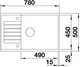 Мойка кухонная Blanco - 527214 ZIA XL 6 S Compact - изображение 5