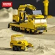 Конструктор Будівельна техніка на 1000 деталей City Builder, ескаватор, кран, трактор, евакуатор, вантажівка, бульдозер, бетономішалка - зображення 10