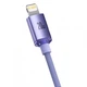 Кабель Baseus Crystal Shine Series Type-C to Lightning 20W 2m Purple (CAJY000305) - изображение 4