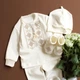 Костюм та крижма для хрещення хлопчика ЯсенСвіт 68 см молочний KD3KR12-YasenSvit-22 Ladan - зображення 2