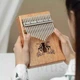 Калімба Hluru Huashu KHL17 Deer Mahogany Natural (17 язичків, червоне дерево) - зображення 3