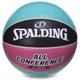 Мяч баскетбольный SPALDING 76895Y ALL CONFERENCE №7 голубой-черный - изображение 1