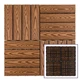 Композитная плитка WPC золотой дуб 30*30CM*2СM (D) SW-00001706 - изображение 6