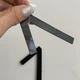 Настенные часы DIY 3D "Nexus" черные - Большие бескаркасные 3Д часы 60-130 см, самоклеящиеся (1011263) - изображение 11