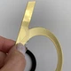 Настенные часы DIY 3D "Nexus" золото - Большие бескаркасные 3Д часы 60-130 см, самоклеящиеся (1011363) - изображение 12