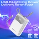 УМБ Promate PowerPod-20 20000 mAh, USB-C/USB-А порт, USB-C/Lightning коннекторы White (powerpod-20.white) - изображение 4