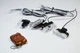 Стробоскоп спец сигнал для авто LED с пультом 9202 4 в радиаторную решетку yellow M20704 - изображение 3