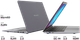 Ноутбук 15.6" Microtech CoreBook Lite Intel Celeron N4020 RAM 8GB SSD 512GB Windows 11 Factory Recertified g3 - изображение 10