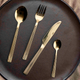 Zestaw sztućców Aida Raw Cutlery Champagne Gold (14630) 24 szt (5709554146305) - obraz 2