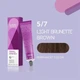 Стойкая крем-краска для волос Londa Professional Londacolor Permanent 5/7 Светлый шатен коричневый 60 мл - изображение 1