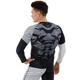 Мужской спортивный комплект рашгард + тайтсы Domino 210-2 размер XL (175-180см) Black-White - изображение 6